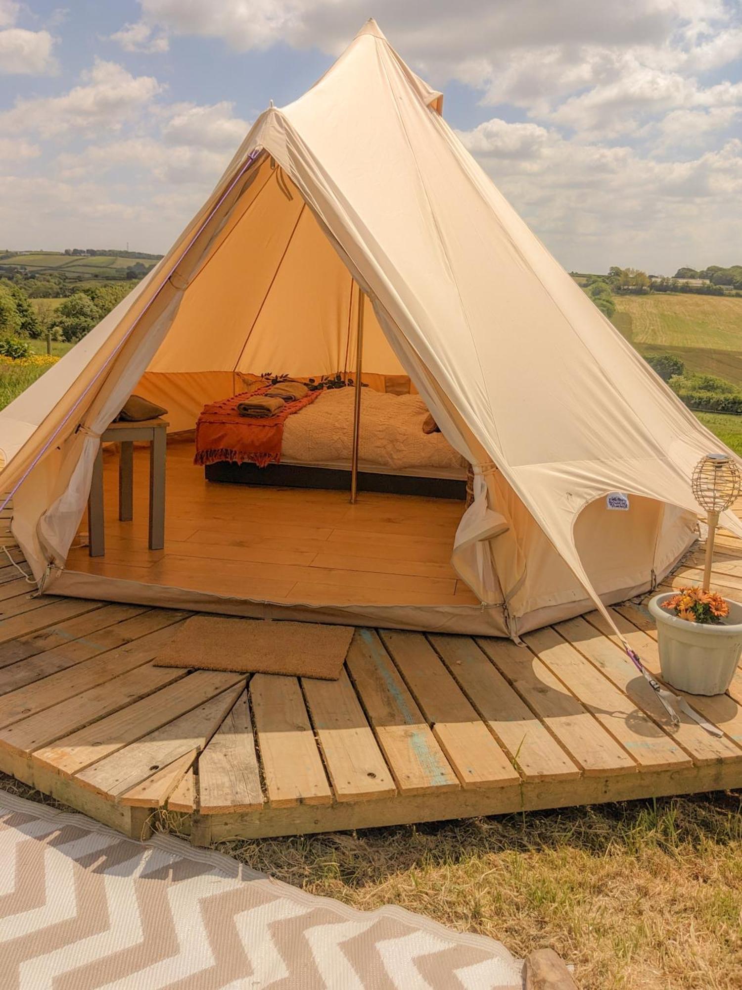 Immaculate Bell Tent Retreat North Devon بيدفورد المظهر الخارجي الصورة